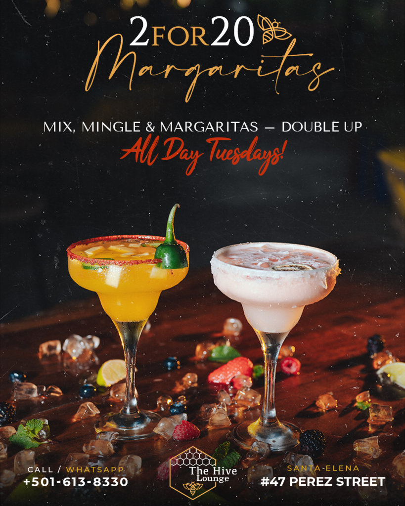 The Hive Lounge - the hive from menu social media tuesday 2 for 20 Margarita v2
