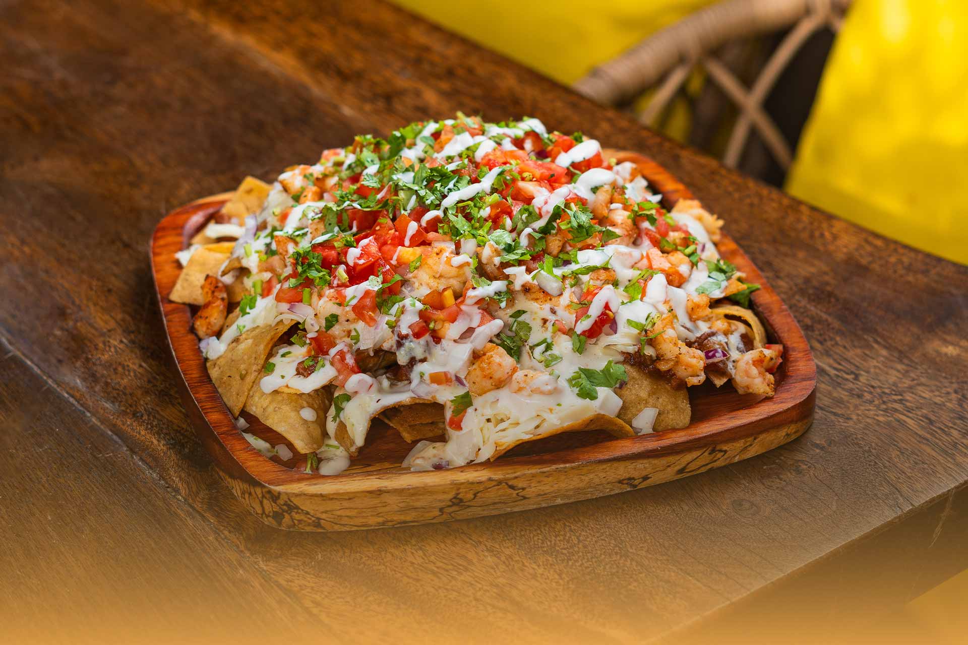 Nacho Supreme at The Hive Lounge | San Ignacio Belize Nachos