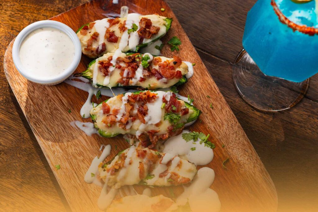 Stuffed Jalapeños at The Hive Lounge | San Ignacio Belize