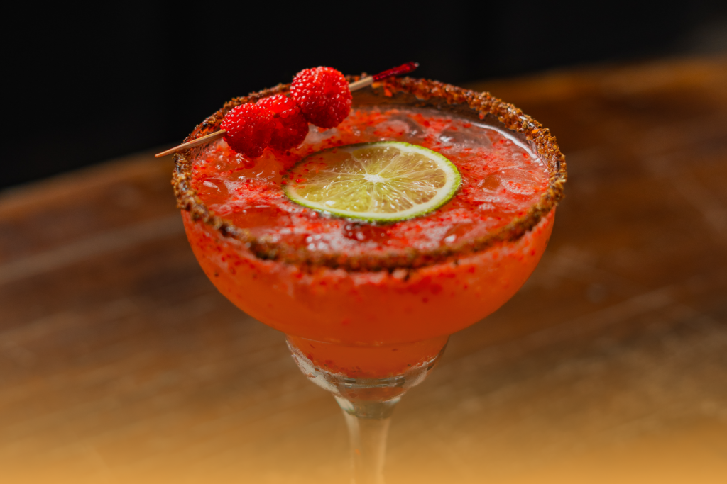 The Hive Lounge - the hive journal raspberry margarita